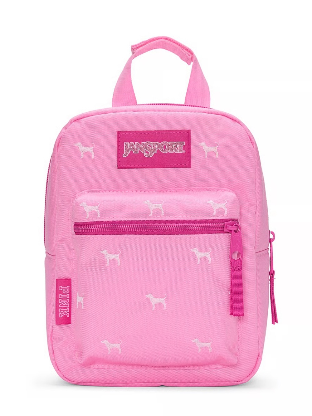 PINK x JANSPORT Big Break Lunch Bag- Pink Dog